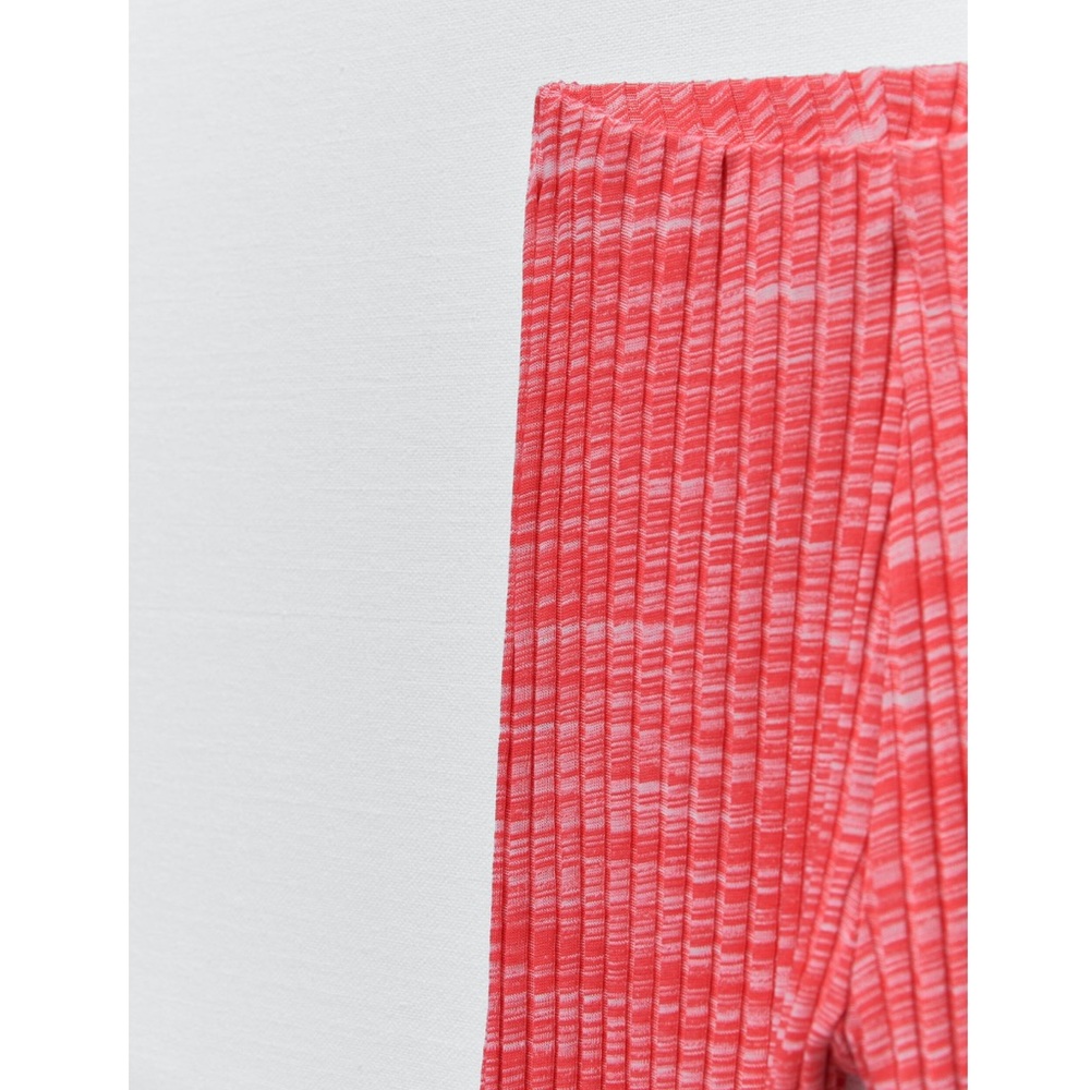 Zara Flared Ribbed Pants - Picture 6 of 11
